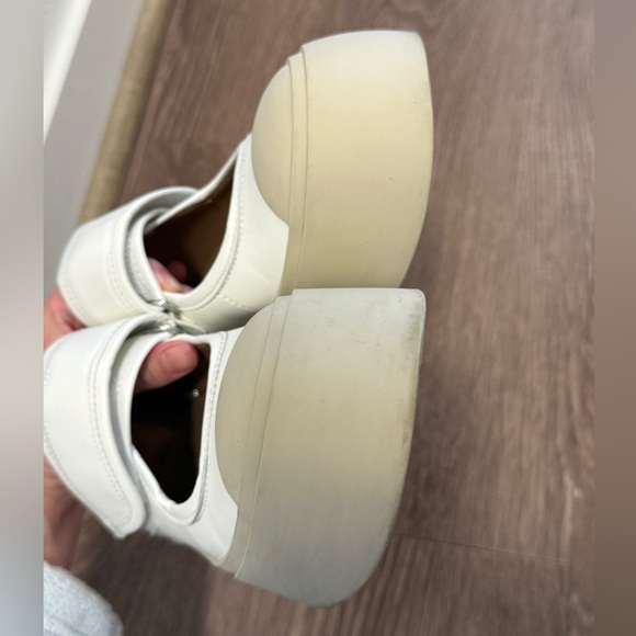 Marni White Pablo Mary Jane Ballerina Flats - Picture 7 of 11